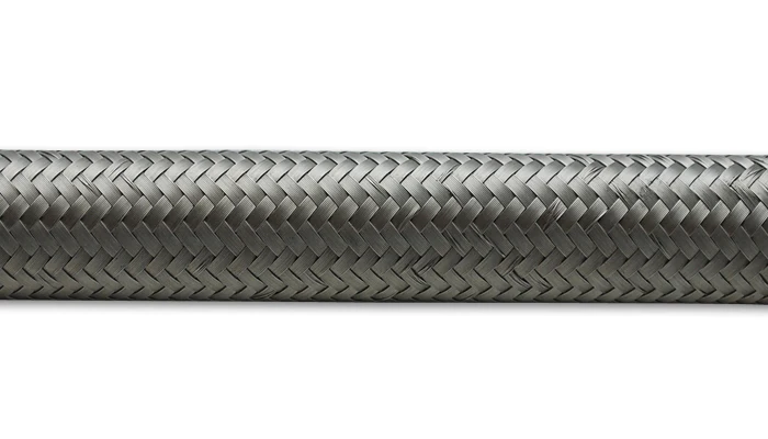 Vibrant 11912 -12 Stainless Steel Braided Flex Race Hose 2 Foot Roll