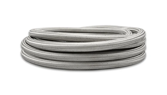Vibrant 11913 -16 Stainless Steel Braided Flex Race Hose 2 Foot Roll