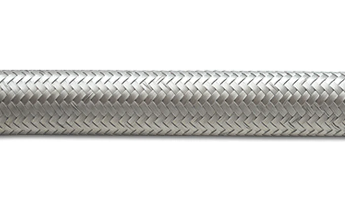 Vibrant 11946 -6 Stainless Steel Braided Flex Race Hose 50 Foot Roll