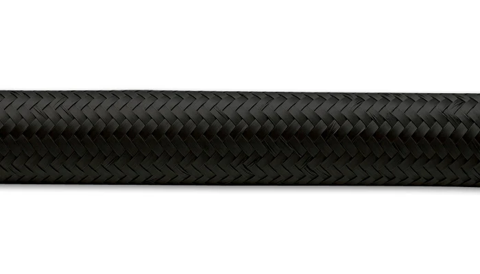 Vibrant 11998 -8 Black Nylon Braided Flex Race Hose 50 Feet
