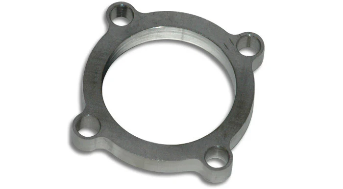 Vibrant Performance 1439 4 Bolt Turbo Outlet Flange for T3 (2.5" I.D. Opening) - 1/2" thick 304 Stainless Steel