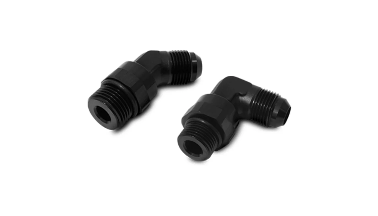 Vibrant Performance 16948 45 Degree Swivel Adapter, Size: -10 AN to -10 ORB