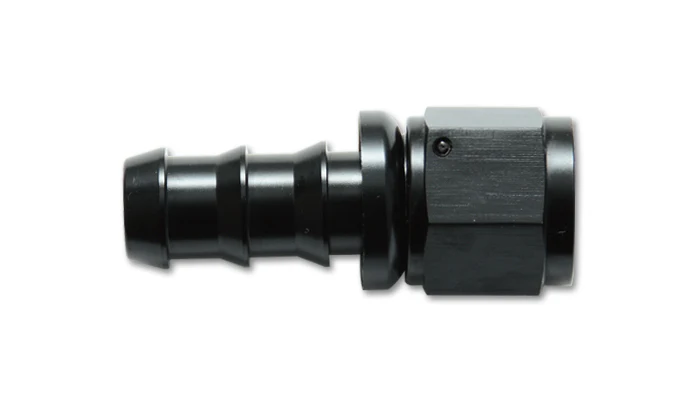Vibrant Performance 22010 -10 Black Push-On Hose End Fitting Straight