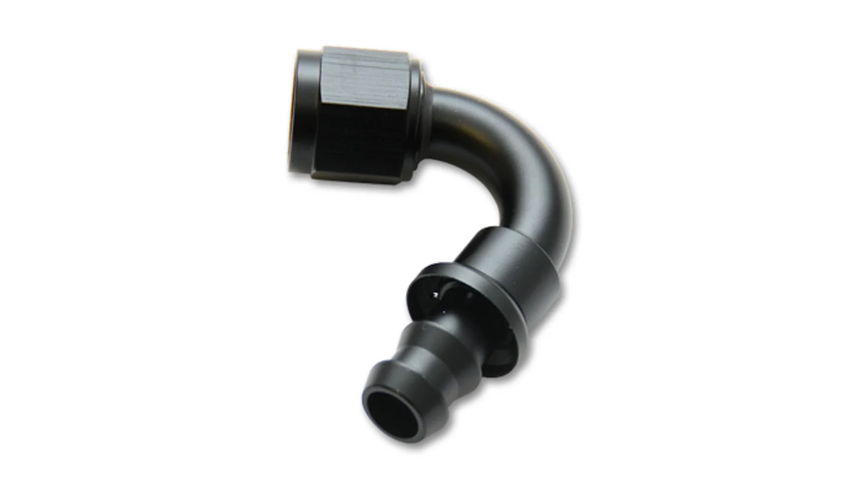 Vibrant Performance 22212 -12 Black Push-On Hose End Fitting 120 Degree