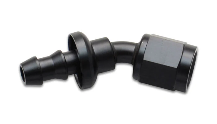 Vibrant Performance 22312 -12 Black Push-On Hose End Fitting 30 Degree