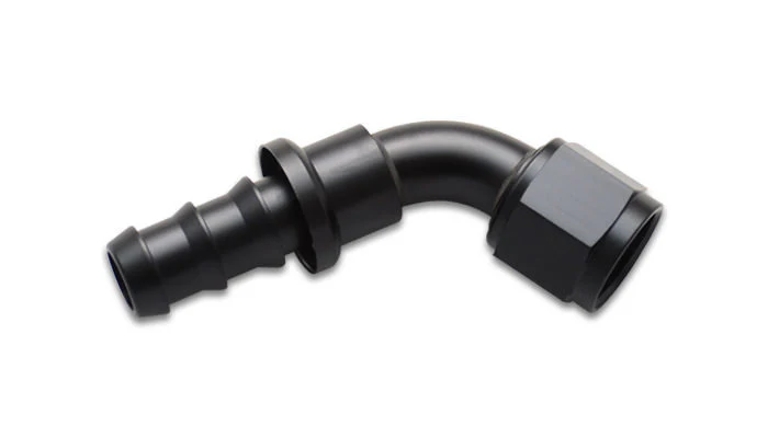 Vibrant Performance 22604 -4 Black Push-On Hose End Fitting 60 Degree