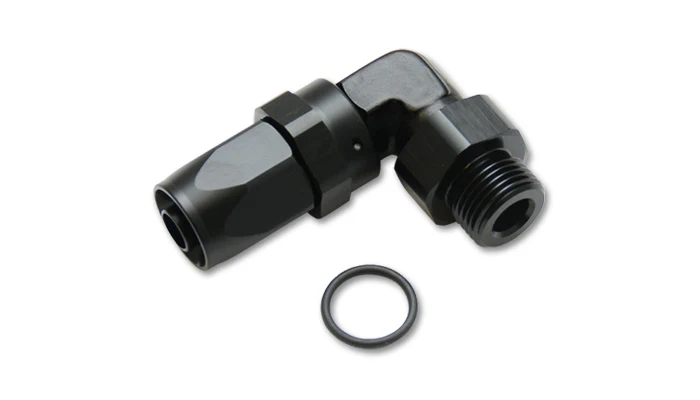 Vibrant Performance 24908 -10 AN 90 Degree Hose End to -10 AN Male Thread