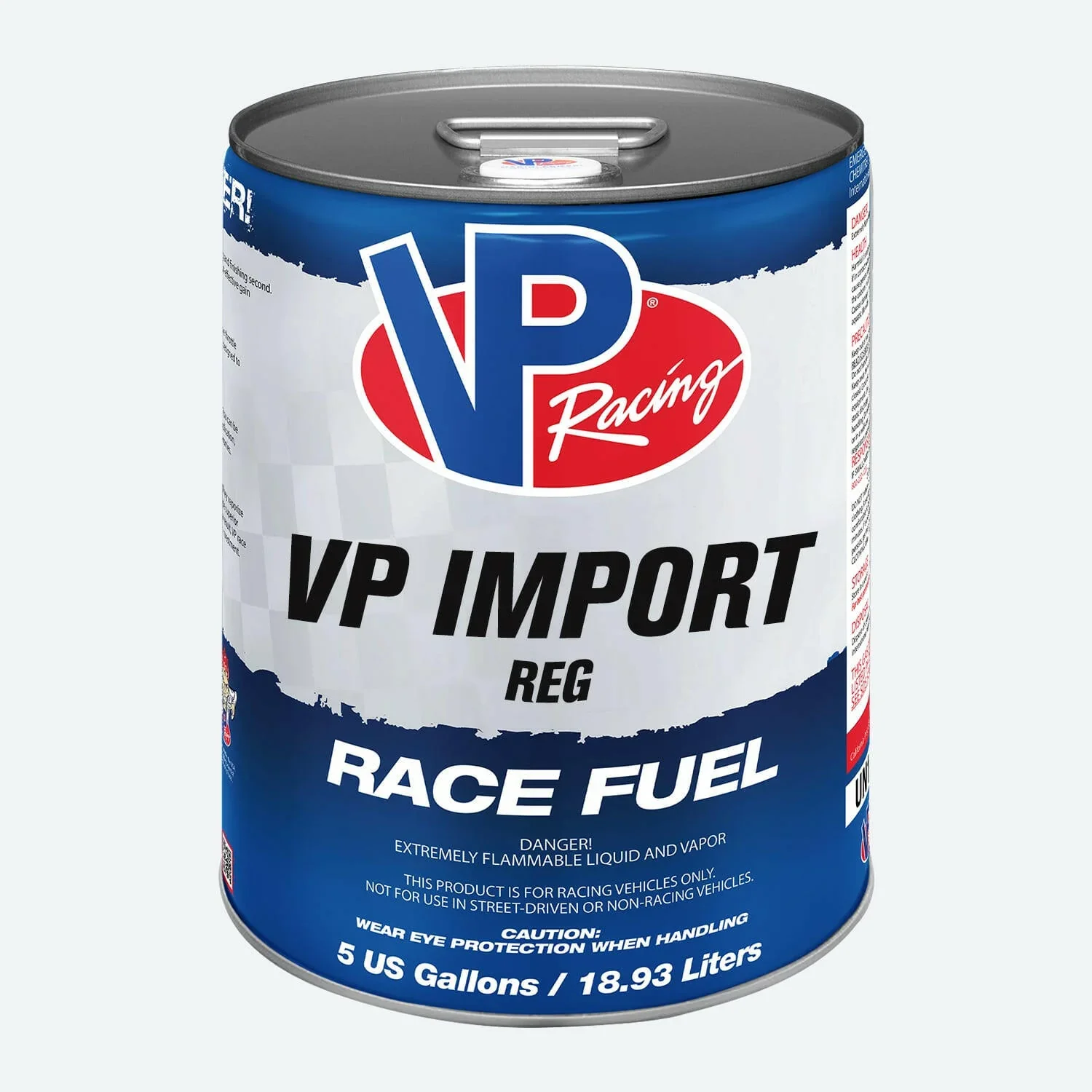 VP Import Reg Race Fuel, 5 Gallon Can