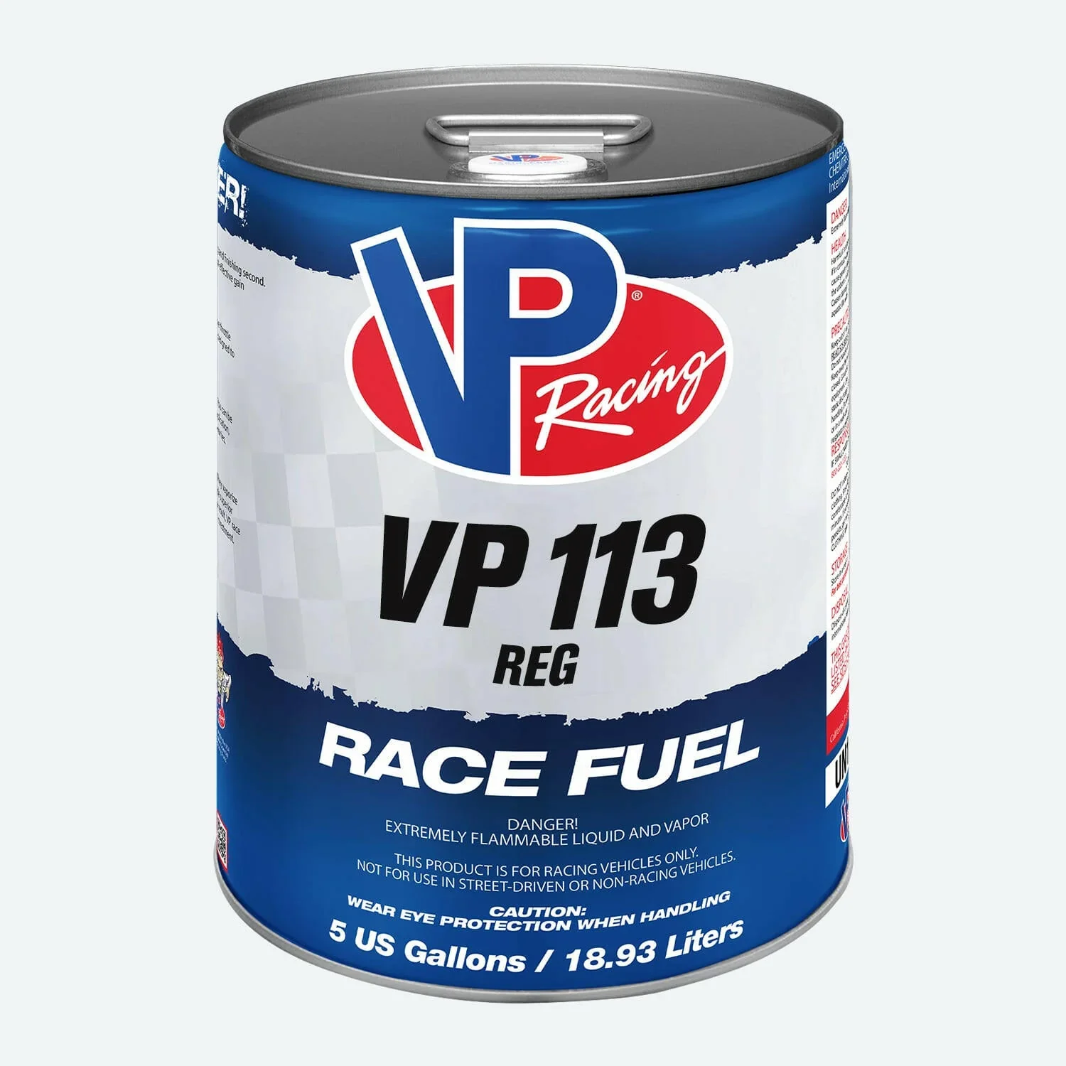 VP 113 Reg Race Fuel, 5 Gallon Can