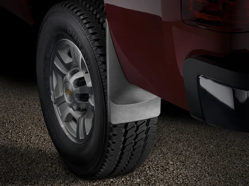 WeatherTech 120010 No-Drill Mud Flaps 2007-2013 Chevy Silverado 1500, 2008-2014 2500HD/3500HD