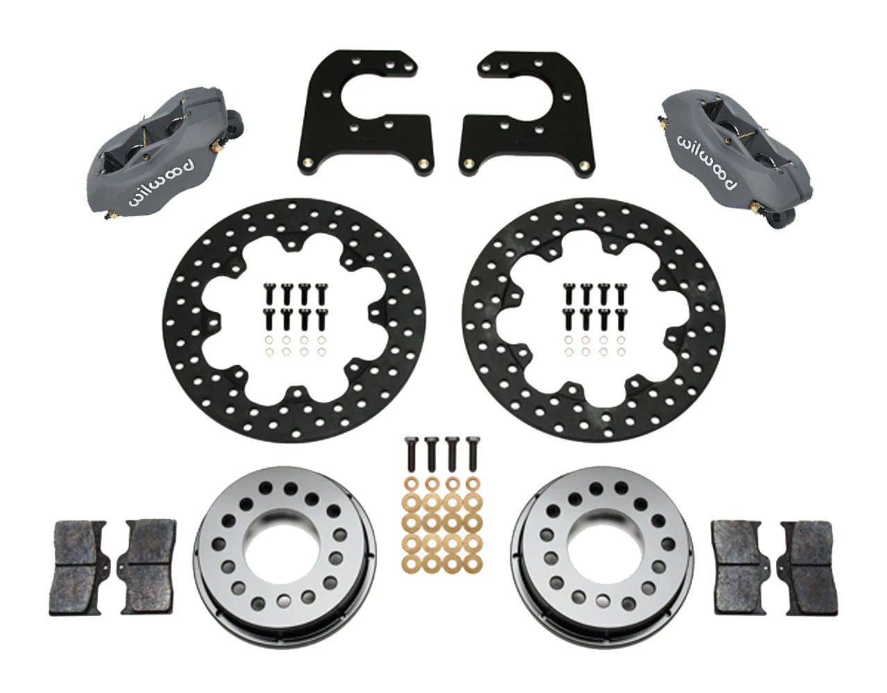 Wilwood 140-0261-BD D/L Drag Rear Brake Kit Big Ford 2.36in, Superseded WIL140-0261-BD