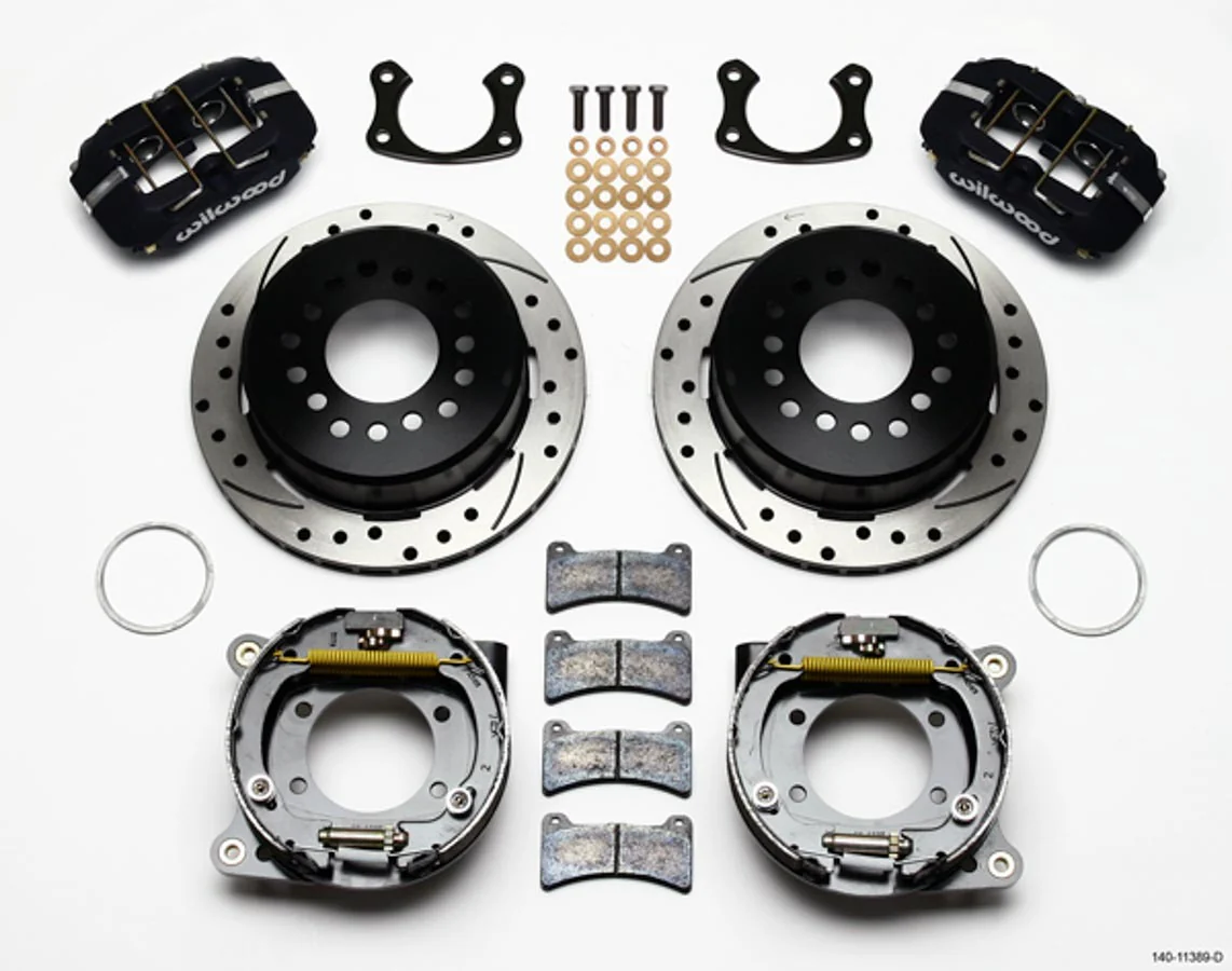 Wilwood 140-11389-D Rear Disc Brake Kit Big Ford Drilled