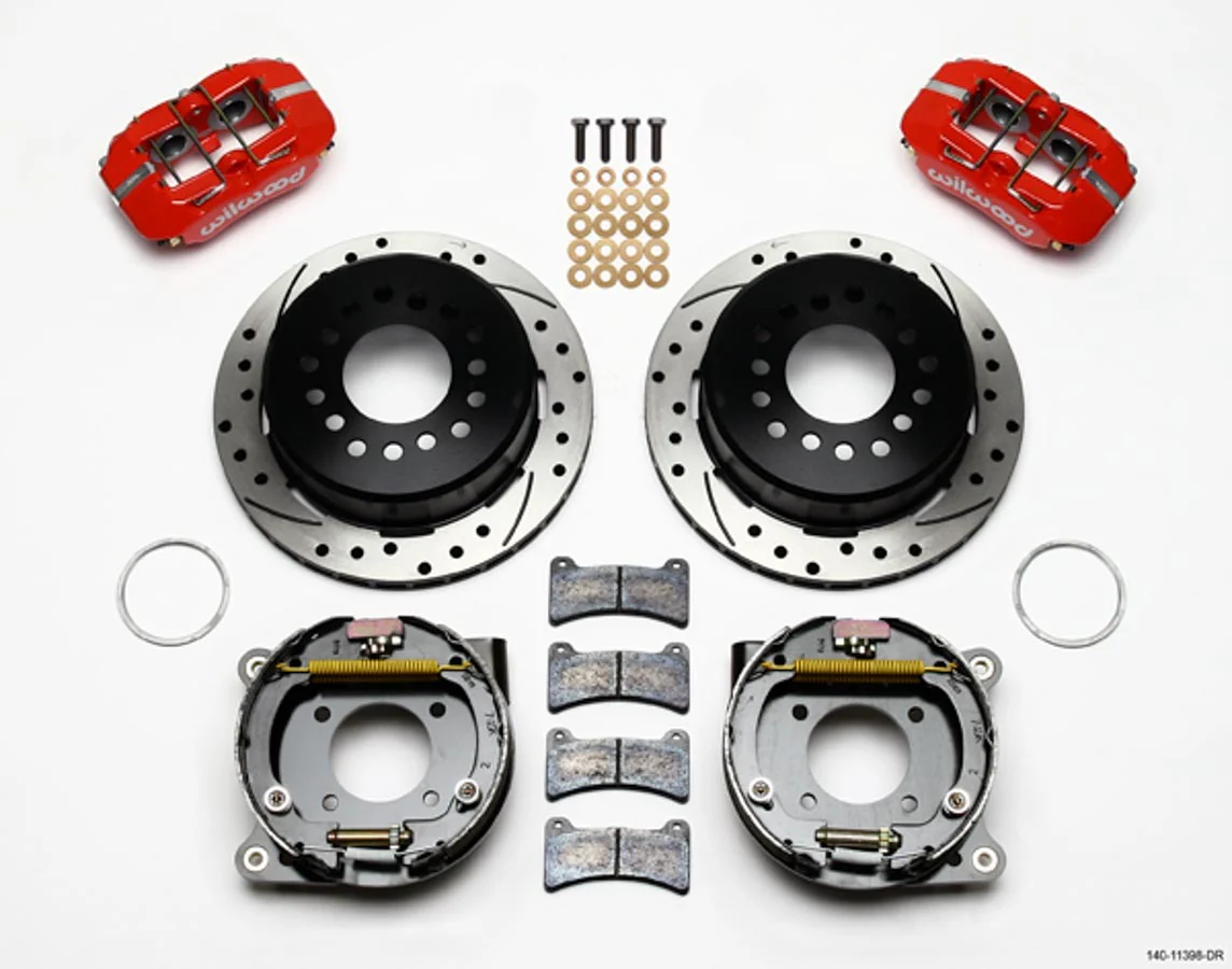 Wilwood 140-11398-DR Rear Disc Brake Kit 12- Bolt Chevy w/parking Brk