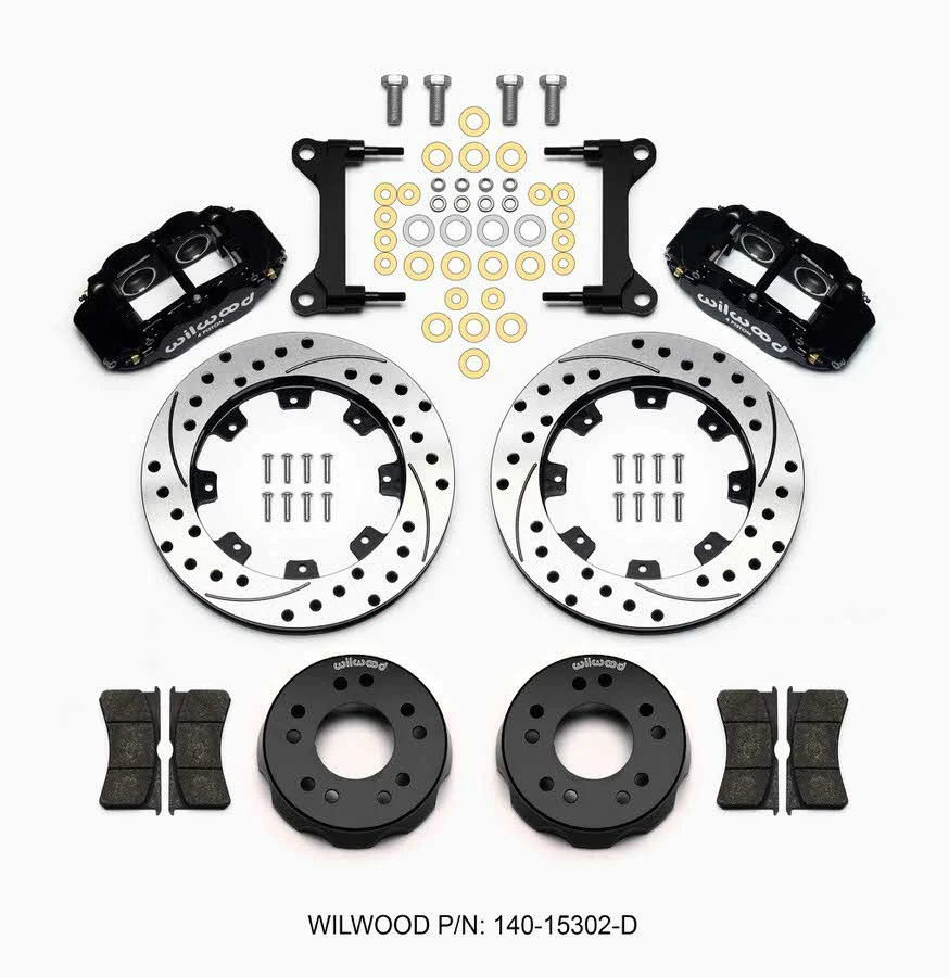 Wilwood 140-15302-D Front Disc Brake Kit C10 Pro Spindle 12.19in