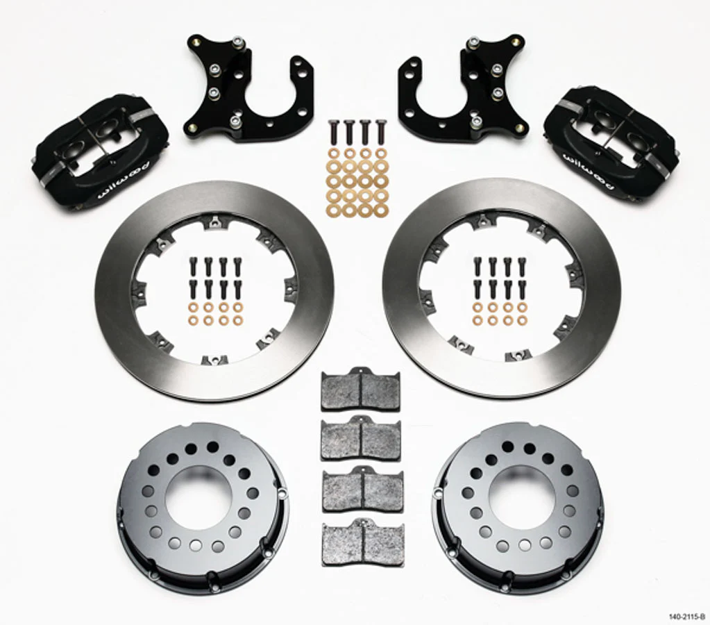 Wilwood 140-2115-B P/S Rear Disc Kit Big Ford 2.36in