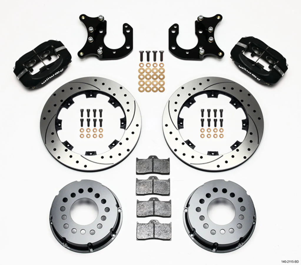 Wilwood 140-2115-BD P/S Rear Disc Kit Big Ford 2.36