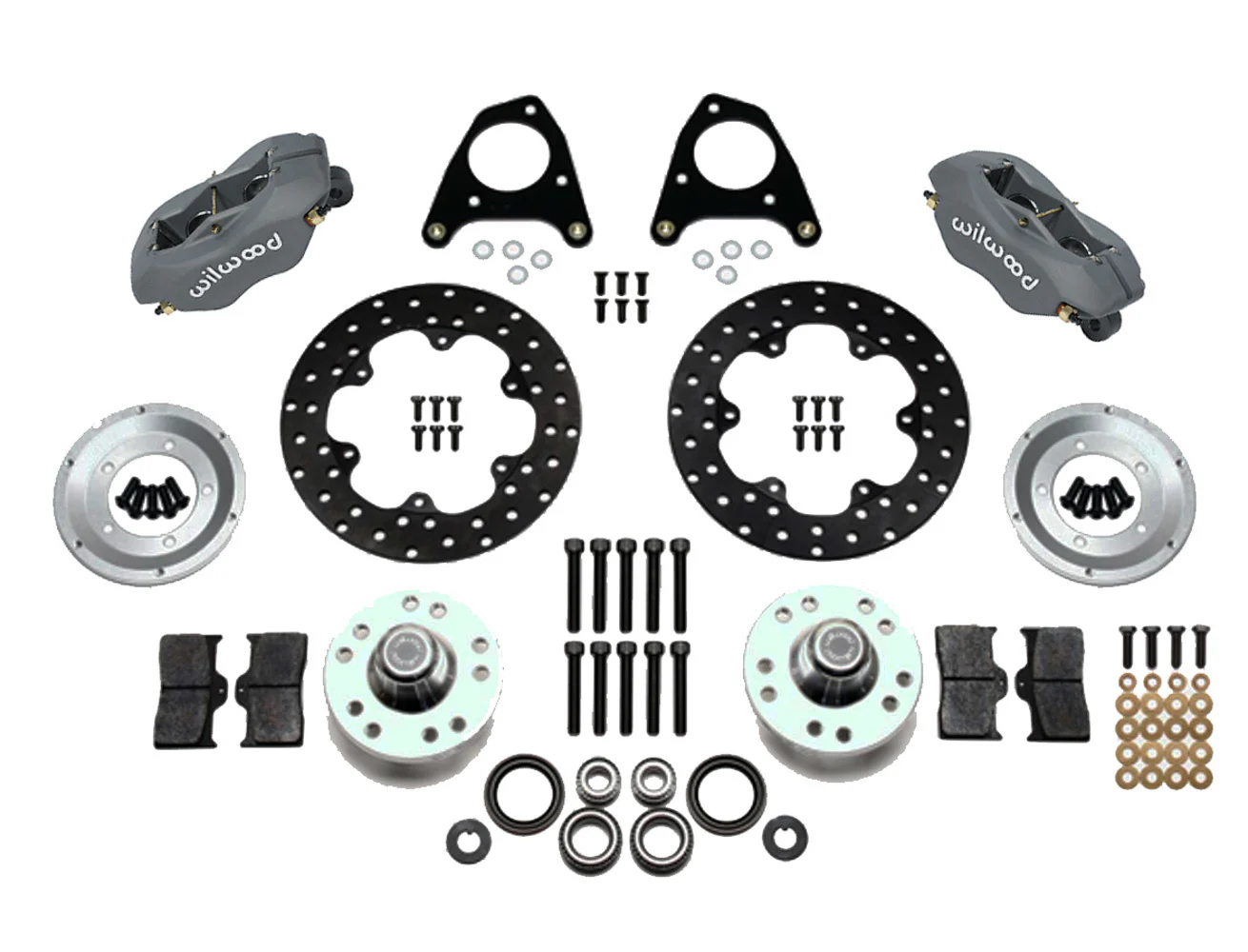 Wilwood 140-4503-BD MD Front Drag Kit 87-93 Mustang 84-86 SVO, Superseded WIL140-4503-BD