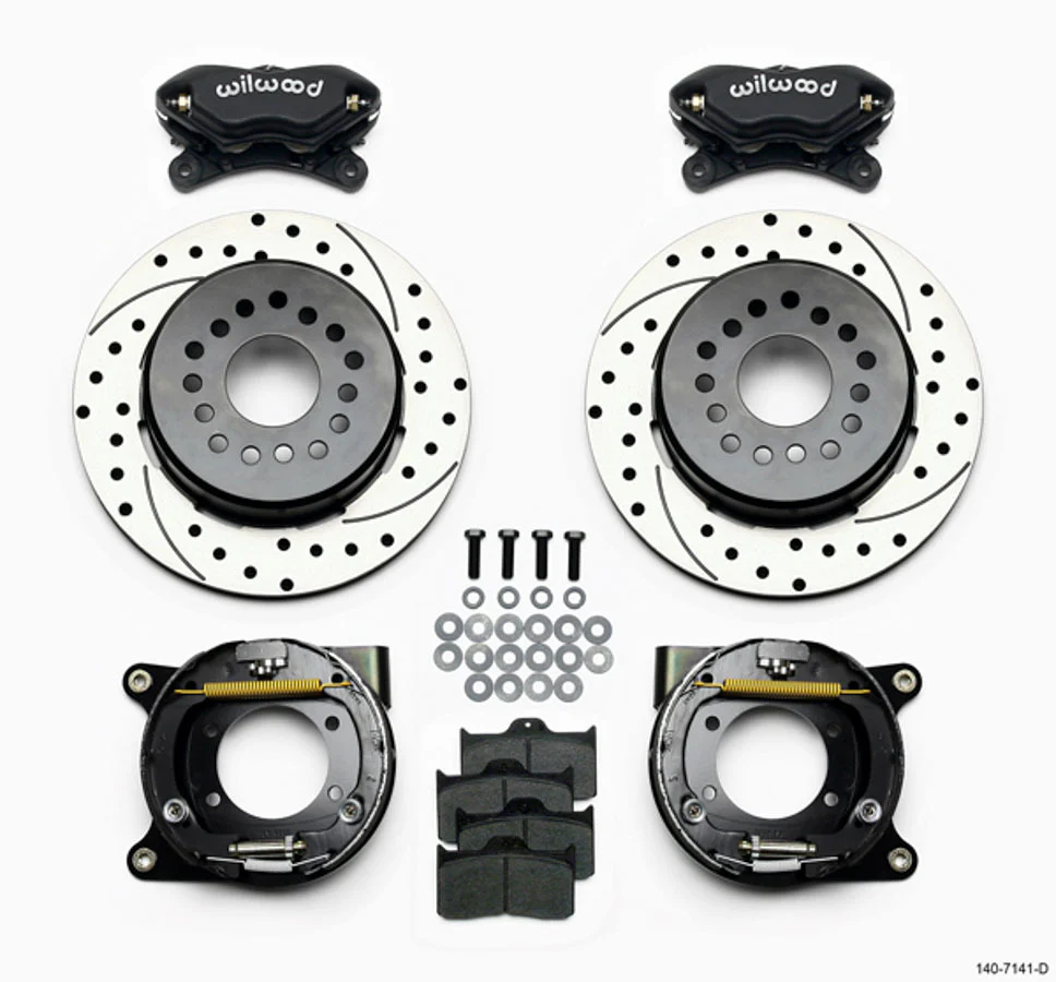 Wilwood 140-7141-D Rear Disc Brake Kit w/Park Brake Chevy