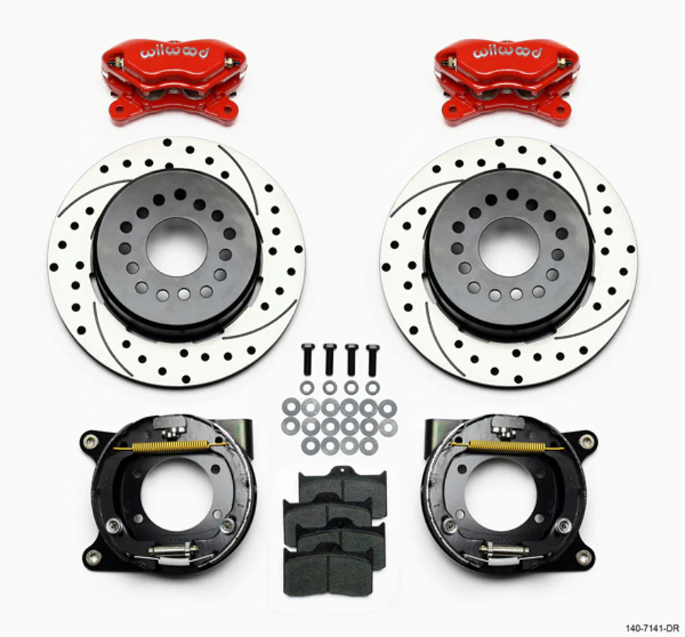 Wilwood 140-7141-DR Rear Disc Brake Kit w/ Park Brake Chevy