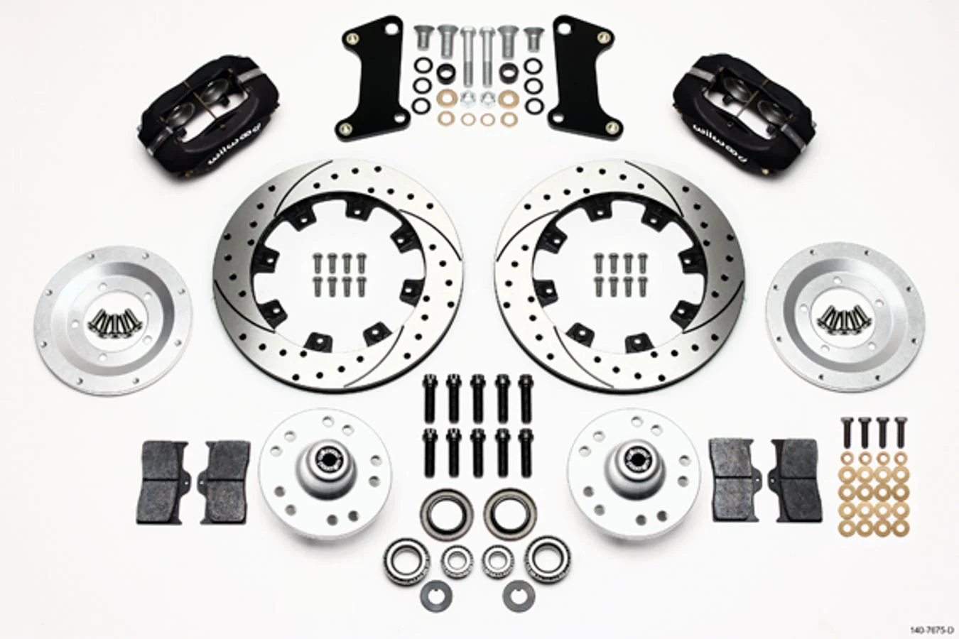 Wilwood 140-7675-D BB Front Kit 67-72 Camaro Nova