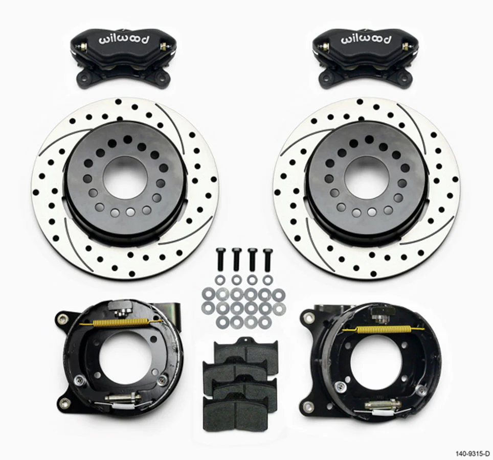 Wilwood 140-9315-D Rear Disc Brake Kit GM 12-Bolt 12.19 Rotor
